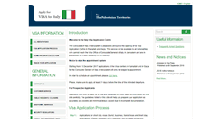 Desktop Screenshot of italyvisa-palestineterritory.com